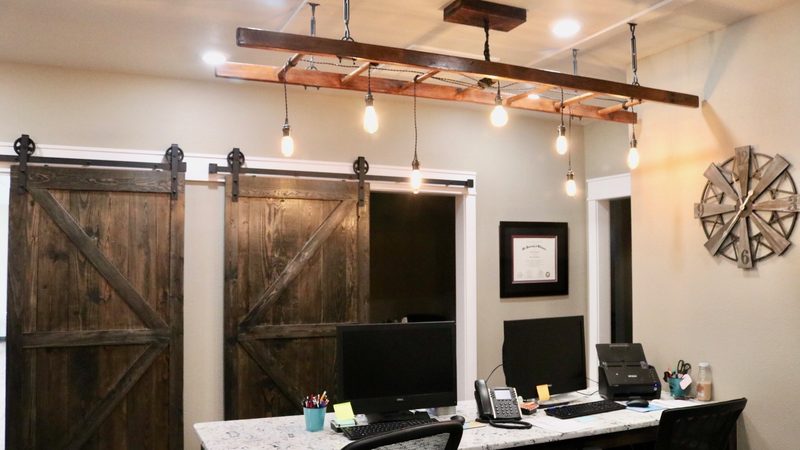The Valley Family Dental front desk, where the team reviews costs and payment options